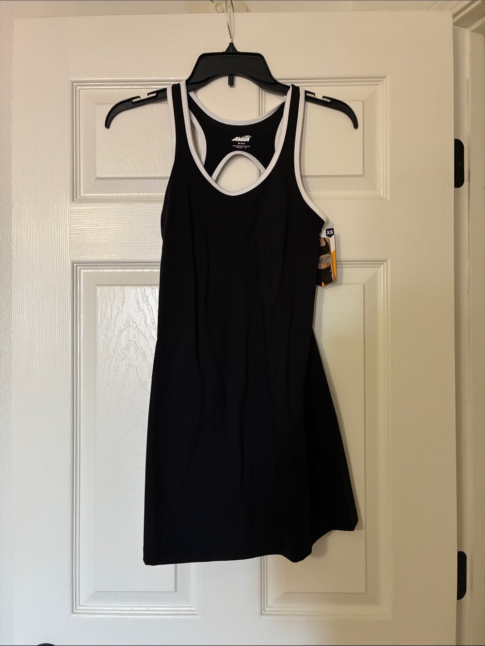 Avia Black Active Dress with White Trim